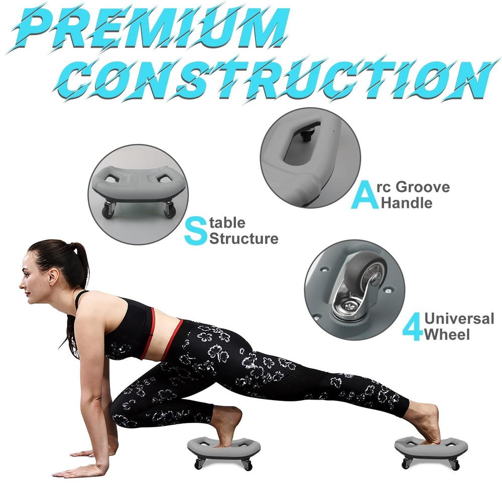Ab Roller for Abs Workout, Ab Roller Wheel Exercise Equipment for Core Workou...