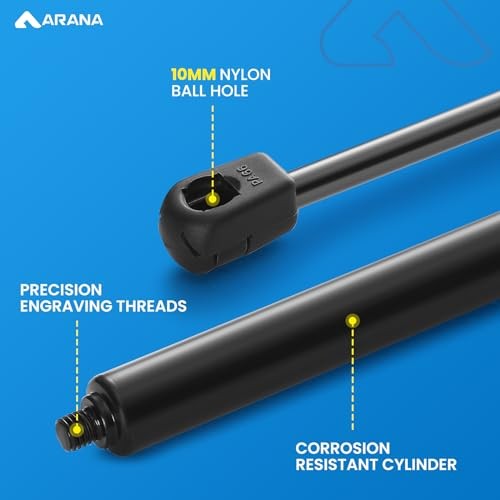 4418 Gas Spring 55 Lb Gas Struts, C16-04445 High Pressure Gas 17 inch 55LB