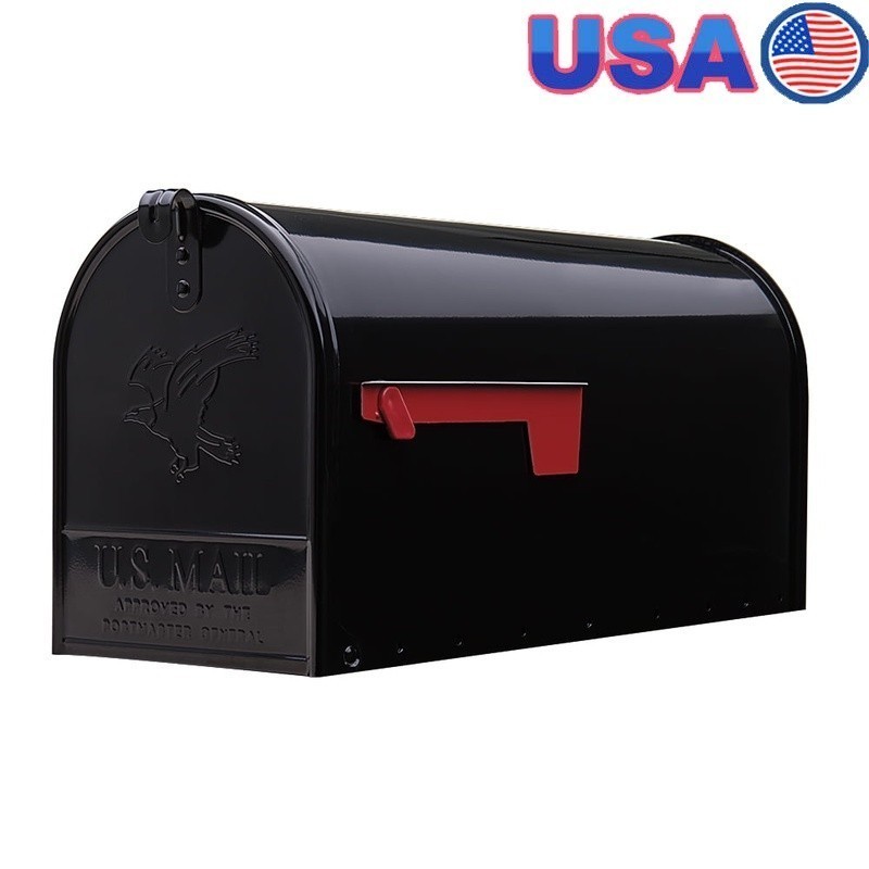 Elite Galvanized Steel, Large, Post-Mount Mailbox