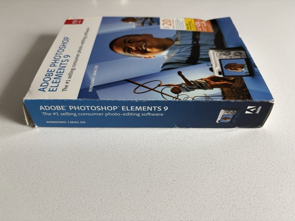 Adobe Photoshop Elements 9 (Mac/Win) Complete with Serial Number - Please READ