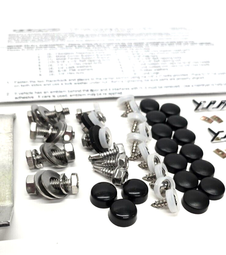 Lund Racerback Bed Cab Fairing Install Hardware Brackets Emblems Screws Caps