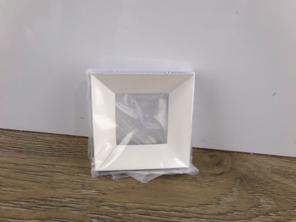 New Tech Lighting E2SLB-OW Entra Square Flanged Flat Recessed Trim 3 Pack S1