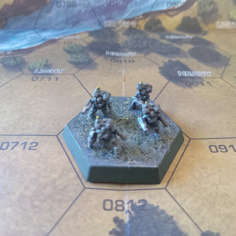 Battletech, Pro Painted, Inner Sphere Battle Armor Platoon