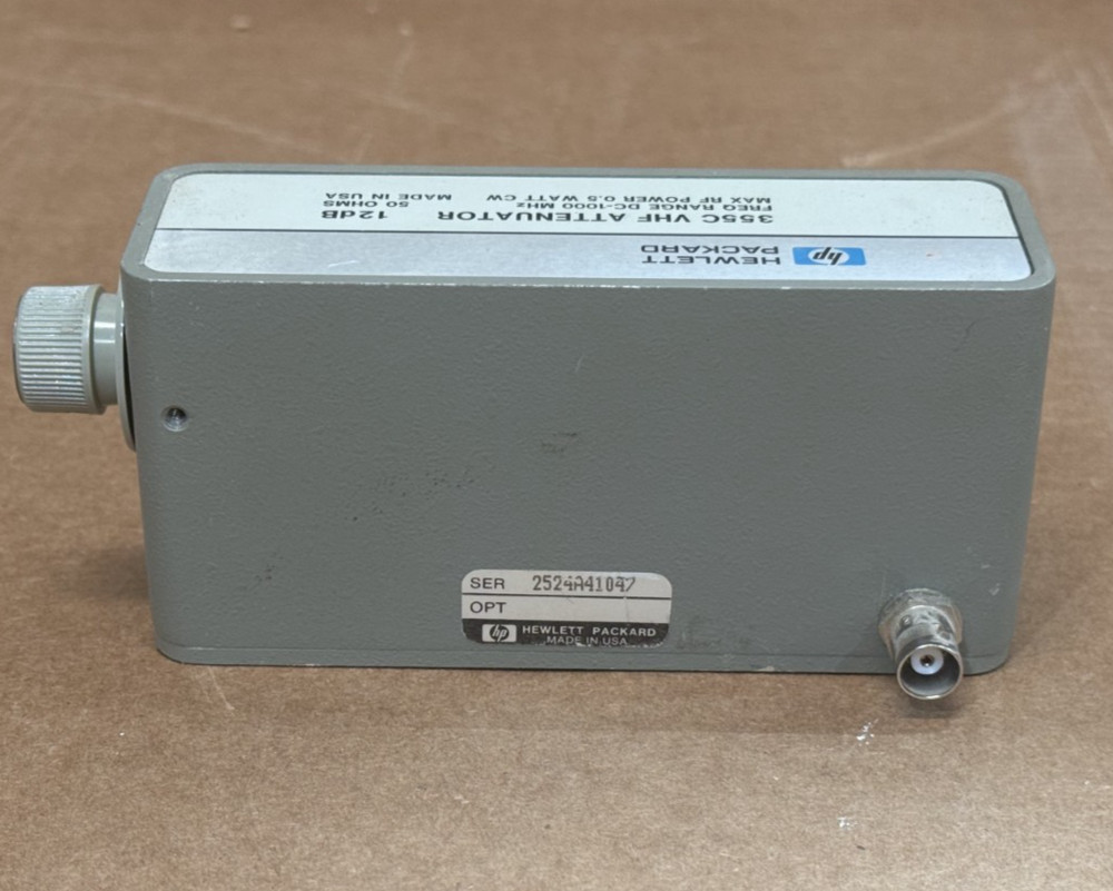 HP / Agilent 355C VHF Attenuator 12dB