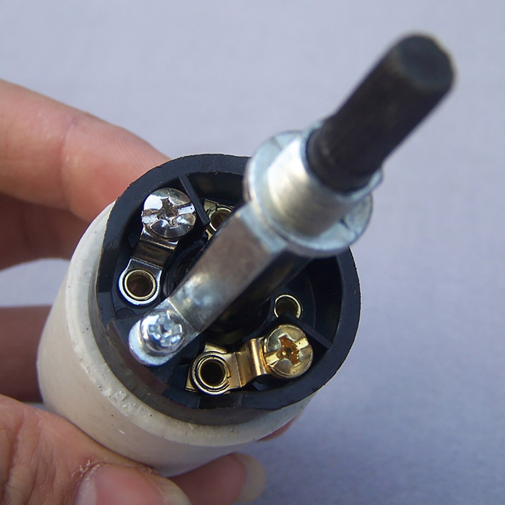 Turn Knob Rotary Bulb Lamp Socket Replacement Switch E27 - On Off Accessories