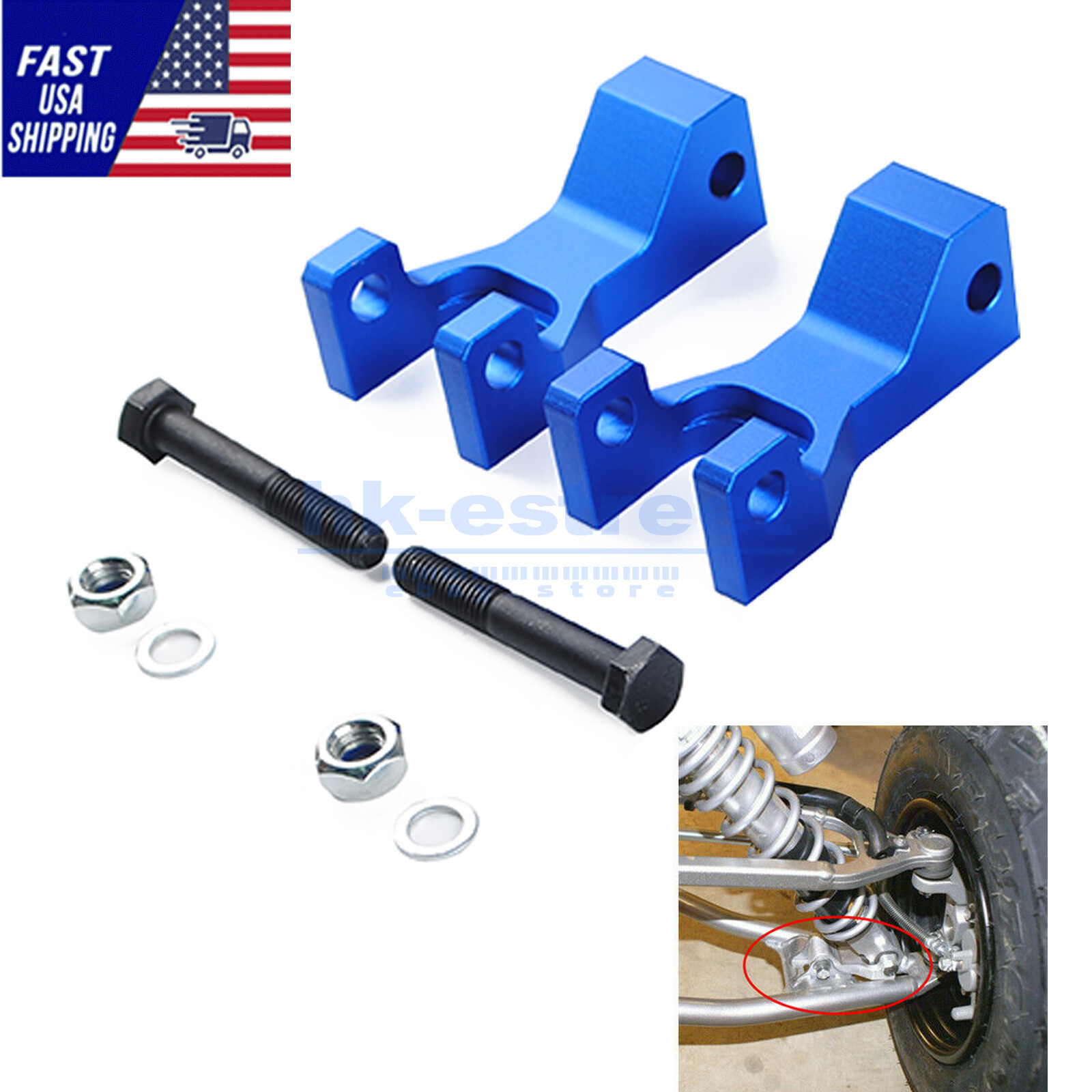 2 Front Lowering Kit For Yamaha YFZ450, Blaster YFS200, Banshee 350 YFZ350