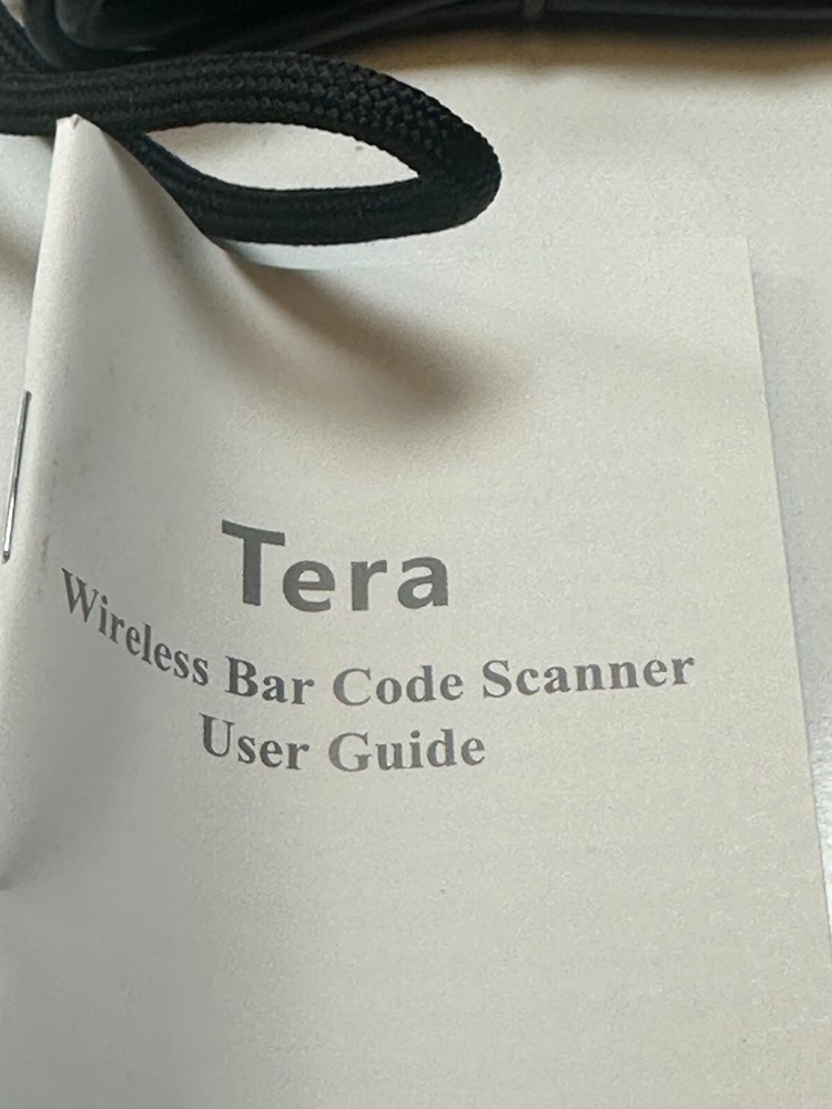 Tera X0027X350R Wireless Bar Code Scanner Mini Black - New Fast Ship