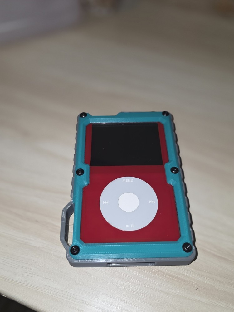 iPod Classic 5th,6th and 7th Generation Bumper Case Green&Grey