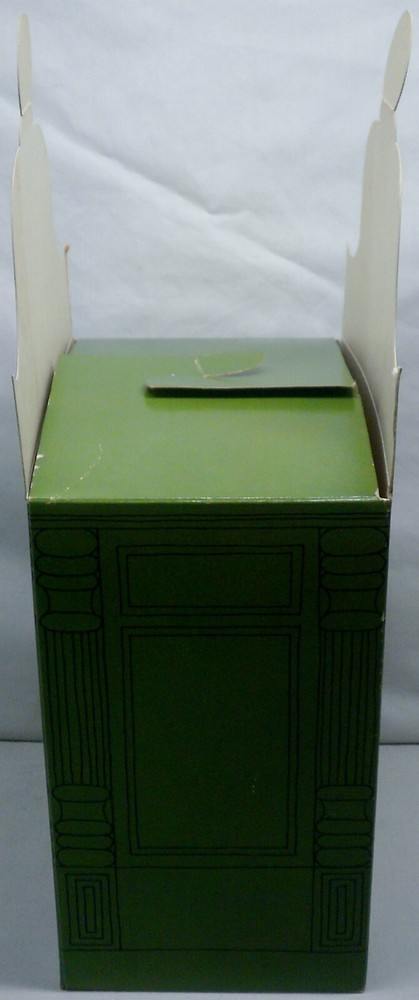 Vintage Petitote Christmas Gift Box EMPTY Sleeping Mouse Under Clock