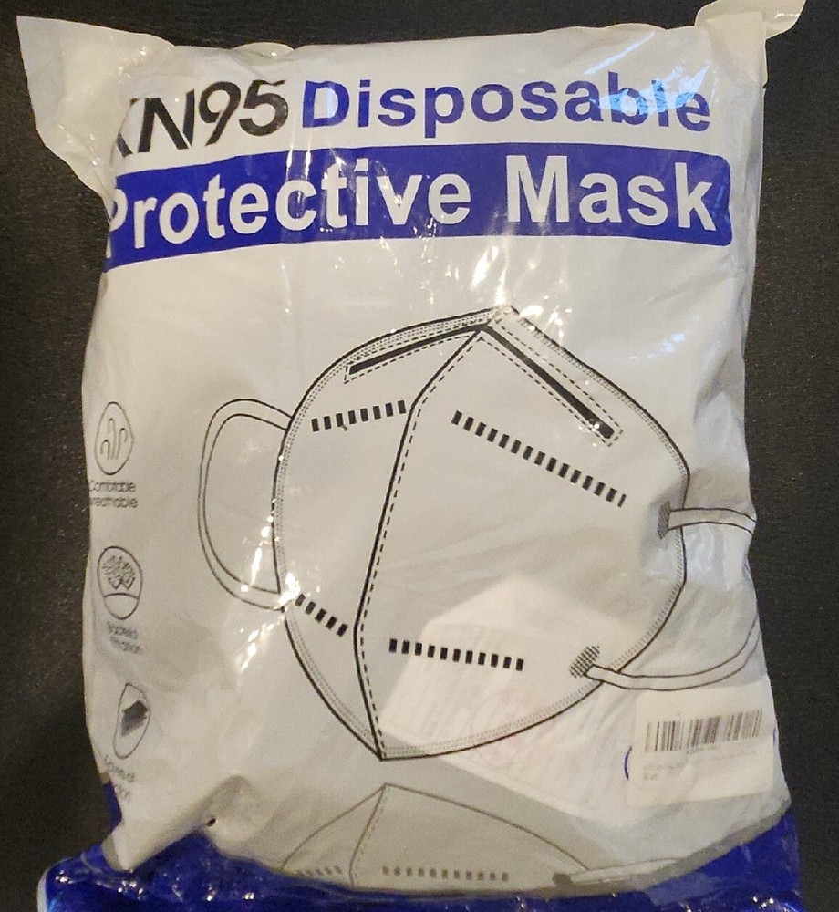 KN95 - 5 Layer Face Mask (30 pcs) black