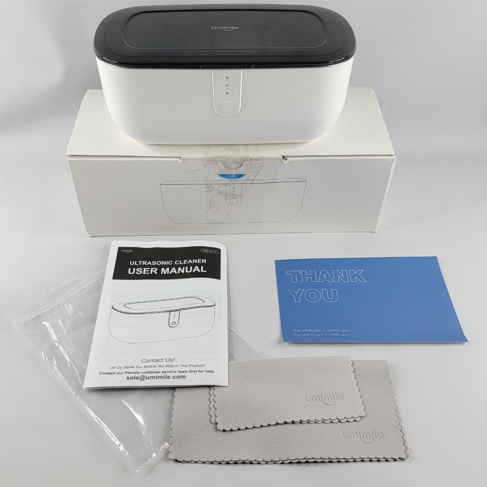 Umimile W1-U1-3 Ultrasonic Cleaner Compact Portable Jewelry Eyeglasses Watch