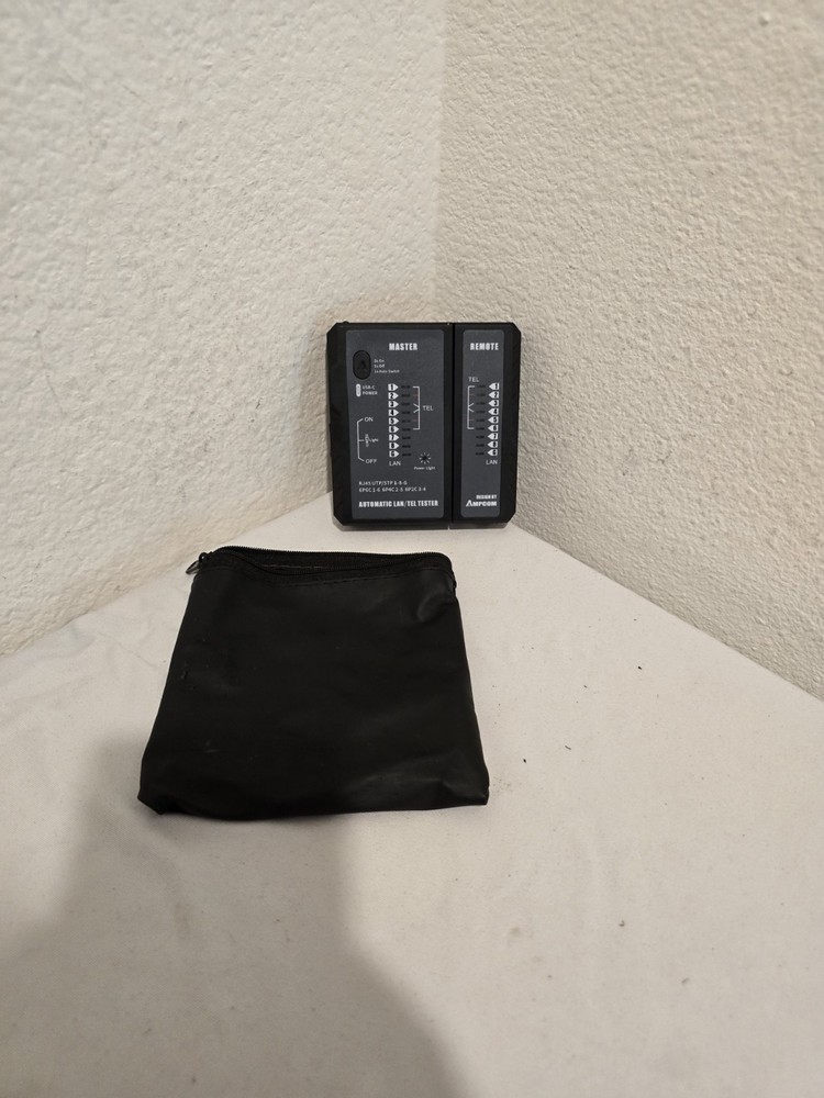 AMPCOM Network Cable Tester, LAN Phone Wire Tester Tool Networking Tool