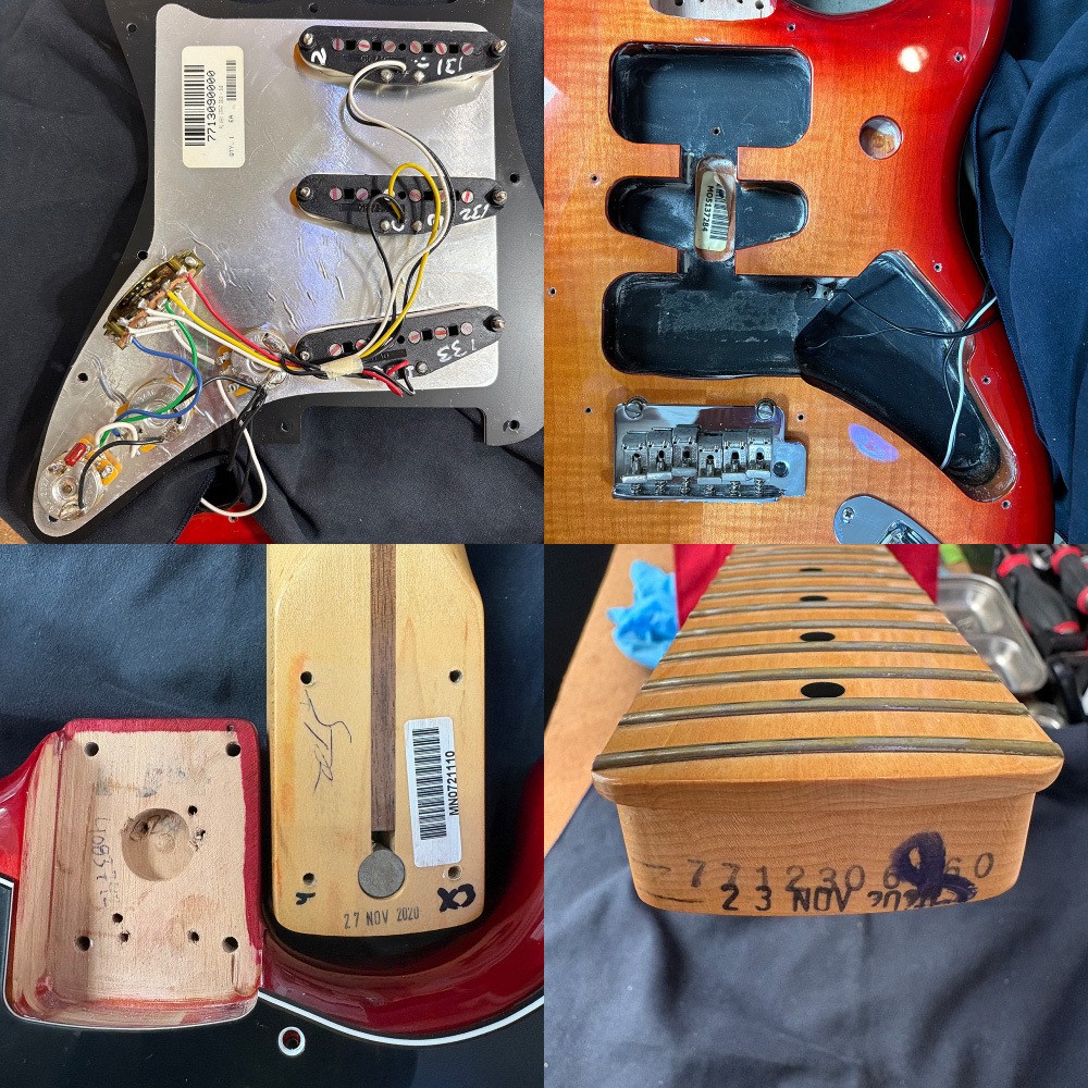 Fender Player Stratocaster Plus Top Maple Fingerboard Aged Cherry Burst Made in