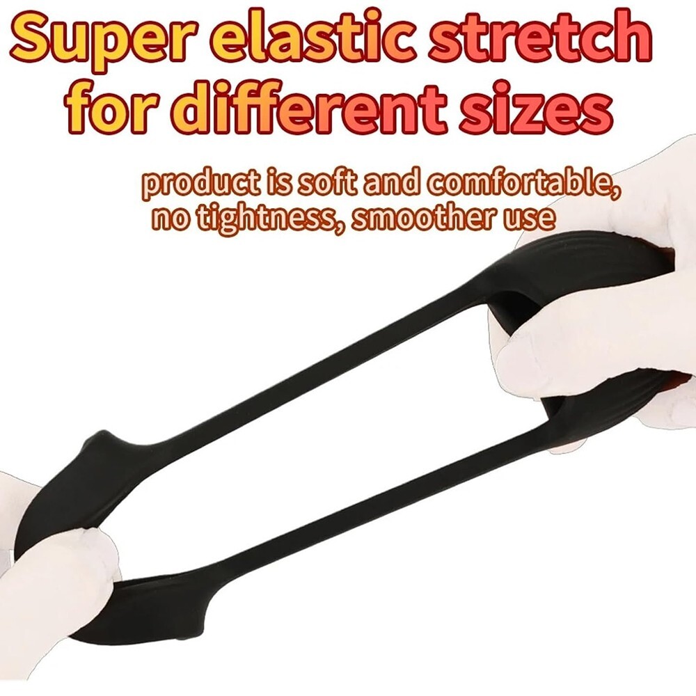 Silicone Penis Ring & Ball Stretcher- Delay Ejaculation & Boost Pleasure for Men