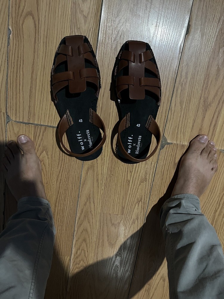 Wolff Men Sandals 10 43 Brown
