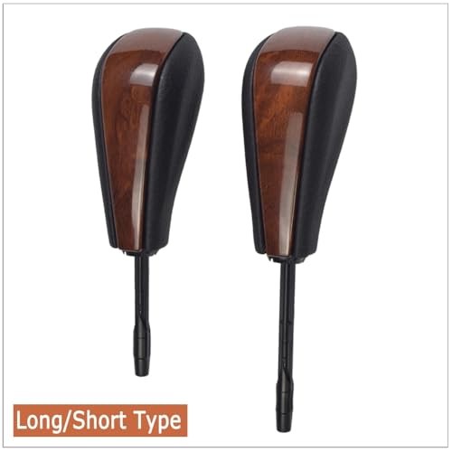 Automatic Gear Stick Car Shift Gear Knob for bm=w E81 E82 E87 Short Wood grain