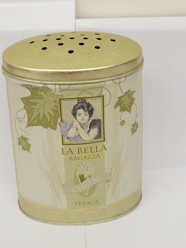 LA Bella Ragazza Cheese Shaker Tin
