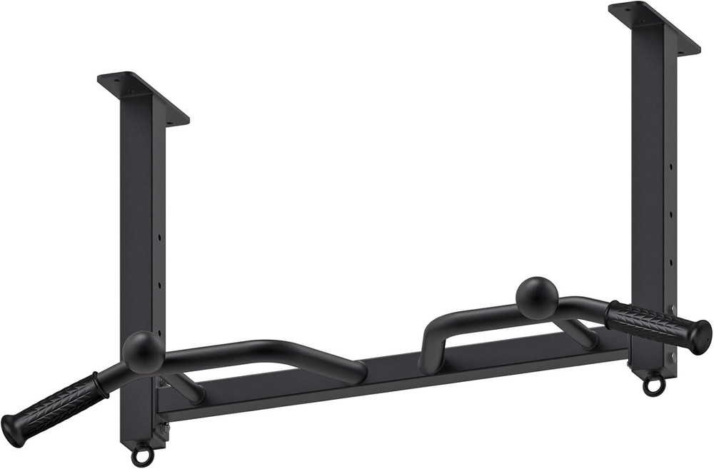 32" Ceiling Mounted Pull up Bar - Heavy Duty, Highly Adjustable, Multifunctional
