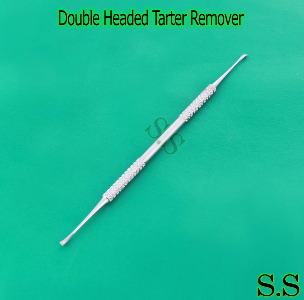 3 Pieces New Double Headed Tarter Remover Scraper Stainless