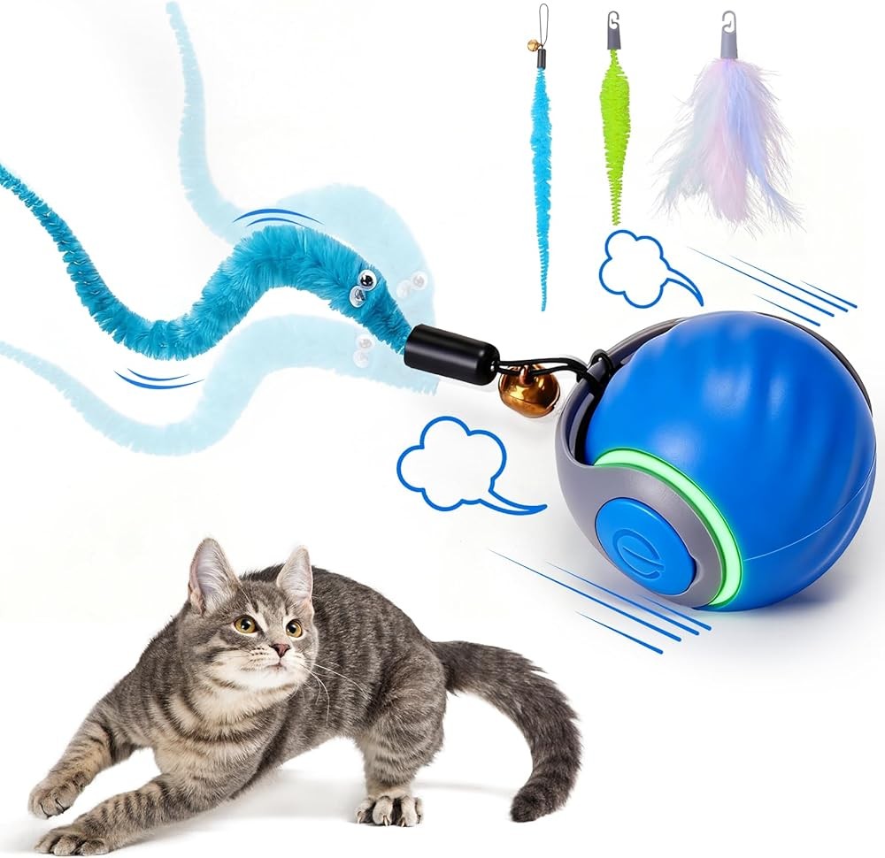 Interactive Cat Toy Ball - Automatic Interactive Cat Toys for