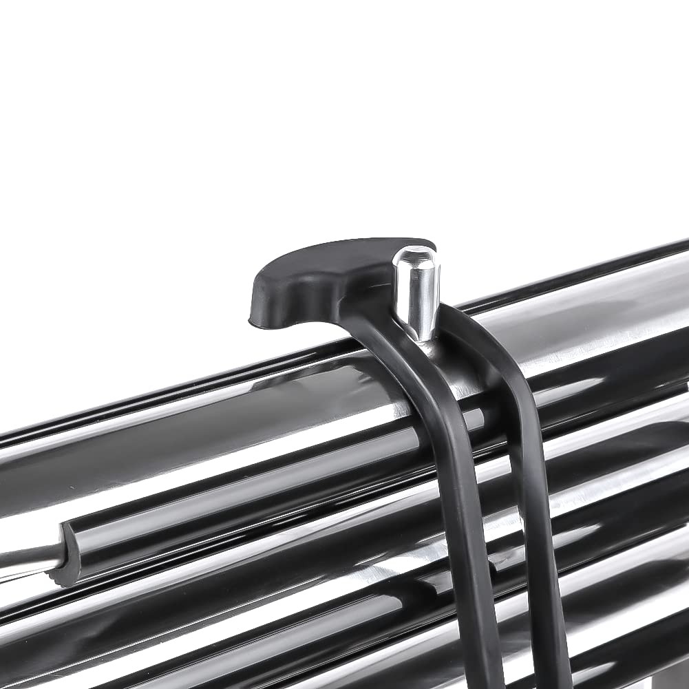 Pontoon Boat Ladder,3 Step Telescoping Ladder Under Platform Slide Silver