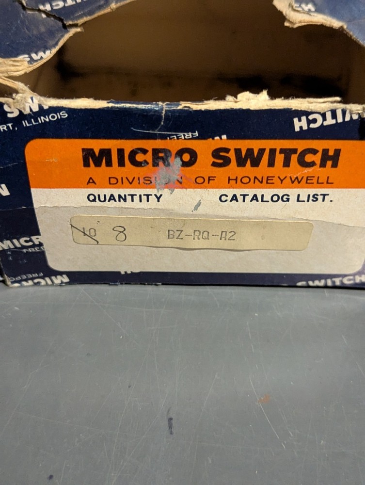 1 Micro Switch BZ-RQ-A2 NOS