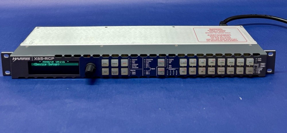 Harris X85 Remote Control Panel Harris X85-RCP