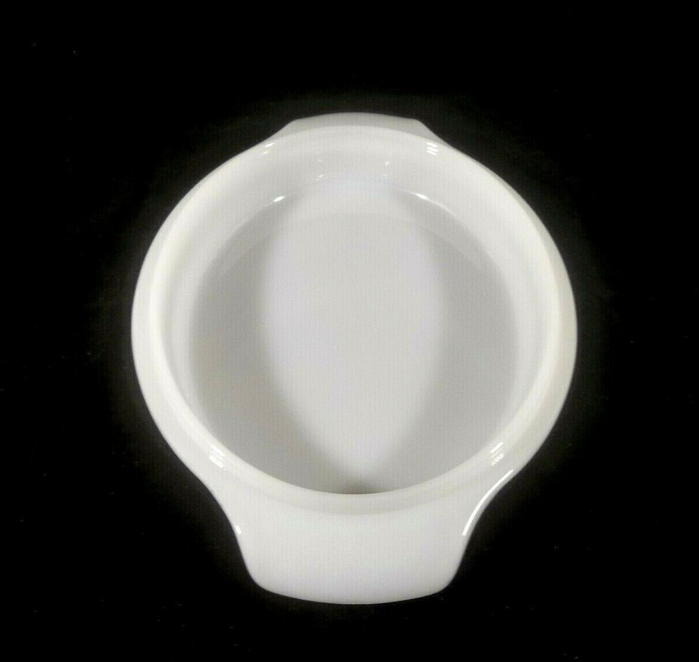 Oval White Milk Glass Casserole Replacement Cover