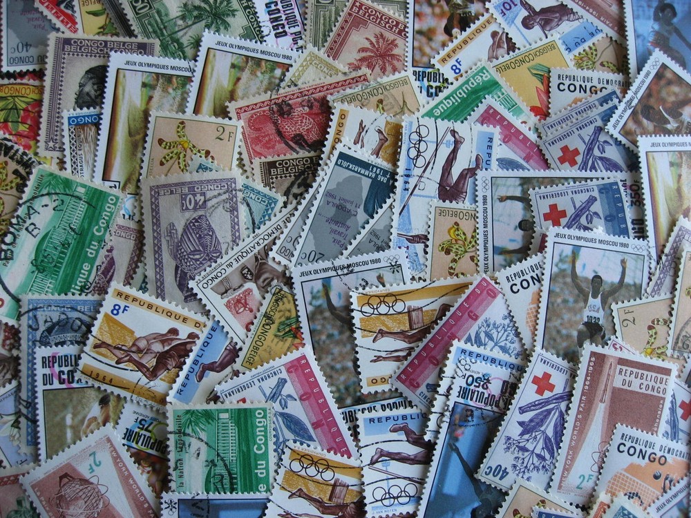 Hoard breakup mixture 100 Congos. Duplicates & mixed condition