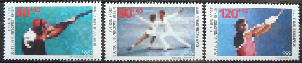 Germany Berlin stamps  - Olympic Games_1988 - MNH.