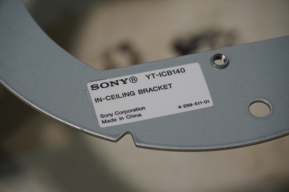 Sony YT-ICB140 In-Ceiling Minidome Surveillance Camera Mount