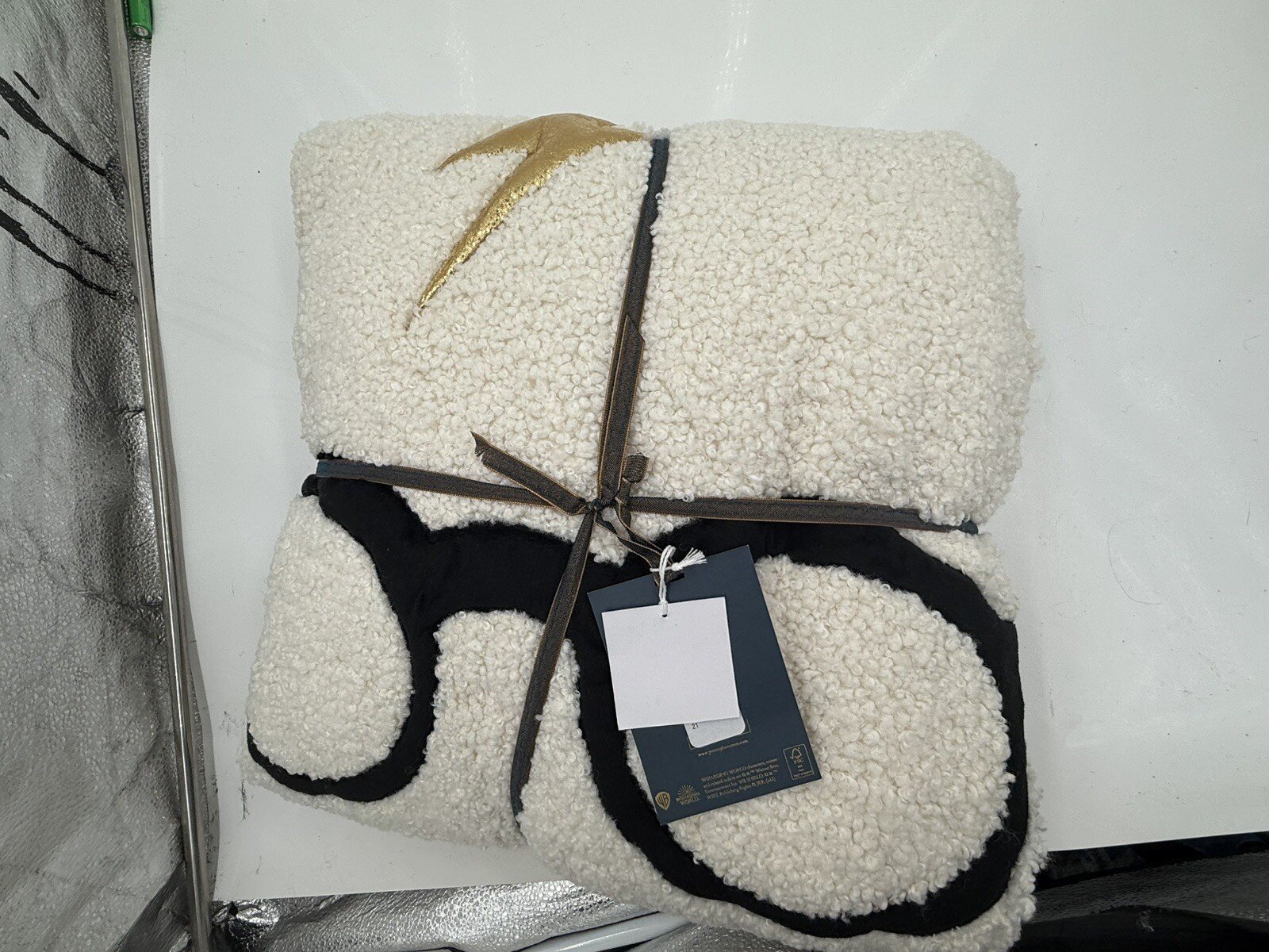 New Pottery Barn Teen Harry Potter Lightning Bolt/Glasses Bean Bag Slipcover