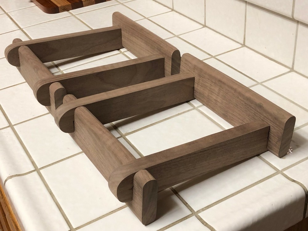 Custom Made Walnut Speaker Stands for JBL L112 Series Speakers