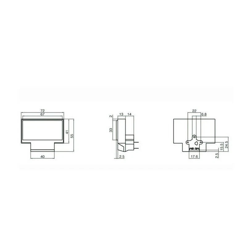 2pcs TN-72 VU Meter Front Amplifier DB Level Meter Power Meter With Backlight