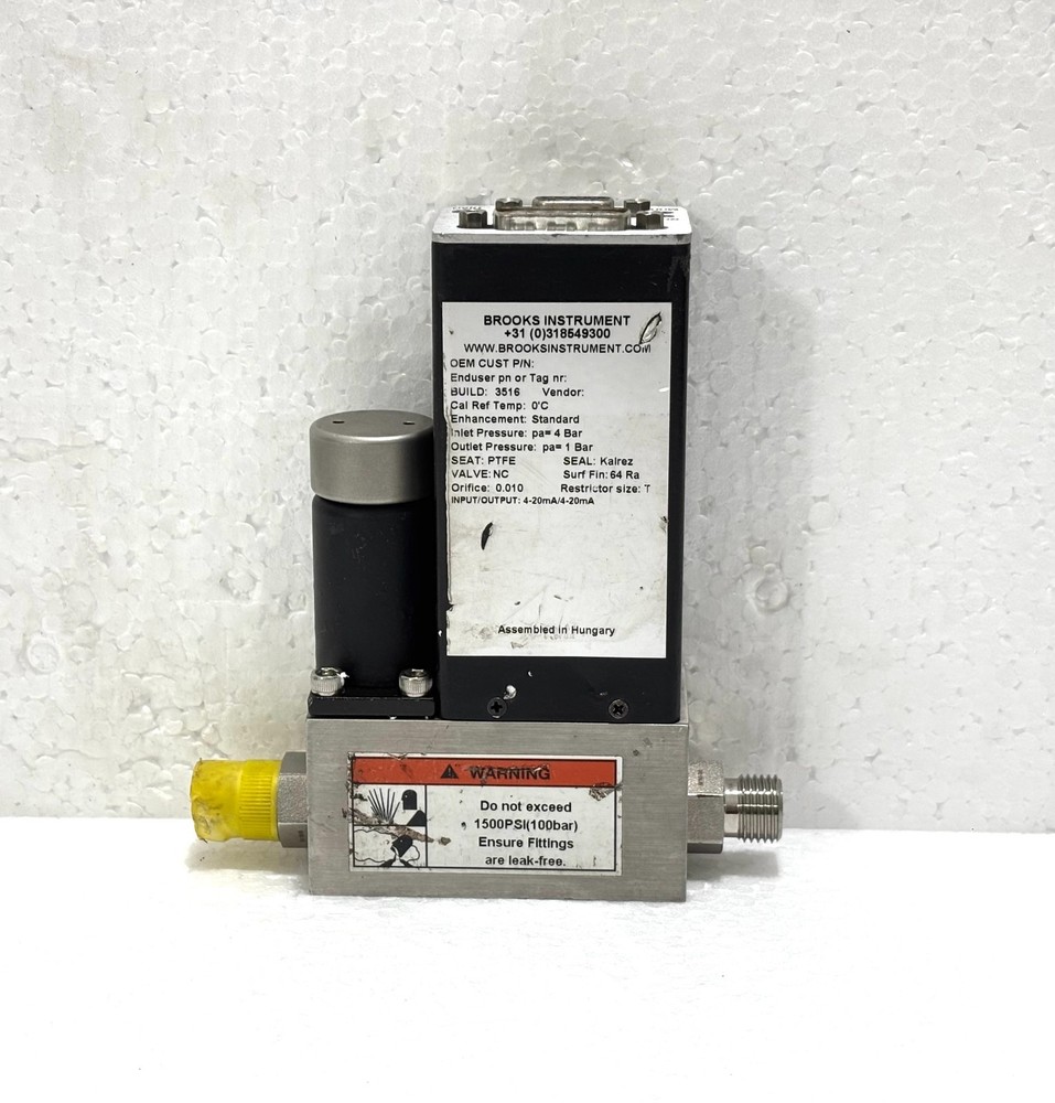 Brooks Instruments SLA5850P1FDF1C2A1 Thermal Mass Flow Controller Gas H2s