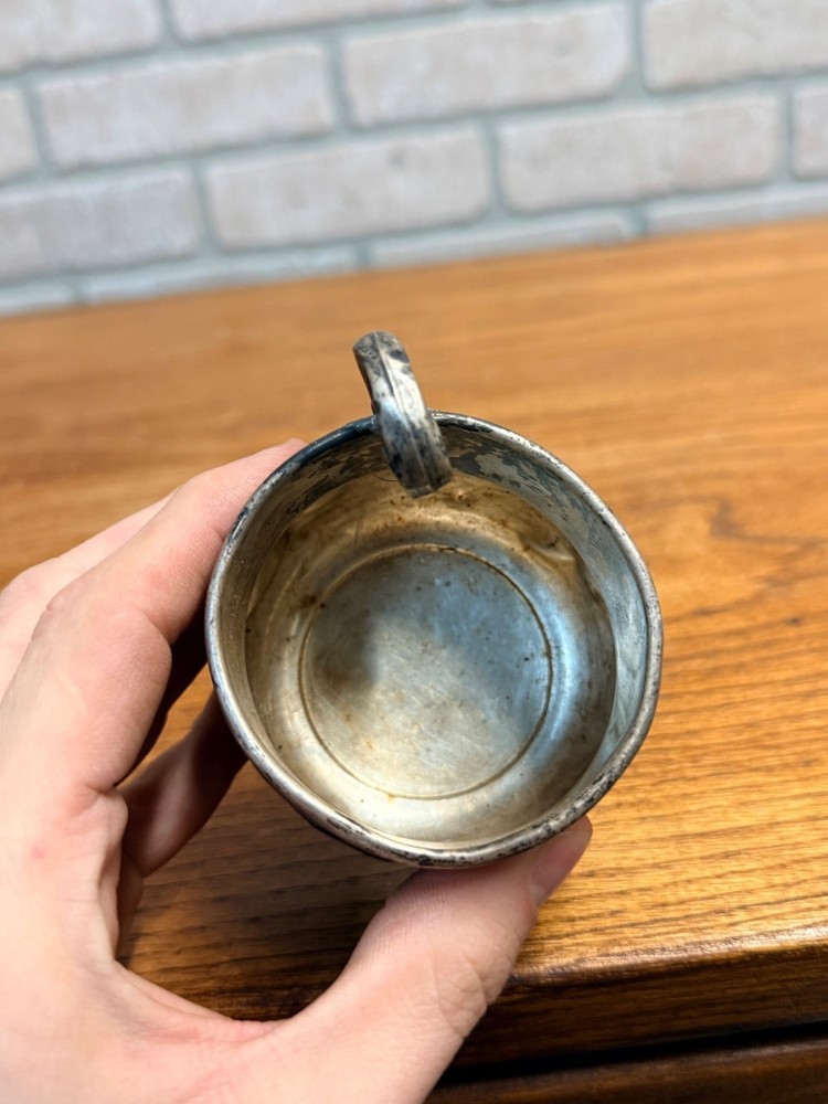 Solid Sterling .925 Scrap Child's Cup - 2.26 Troy Oz