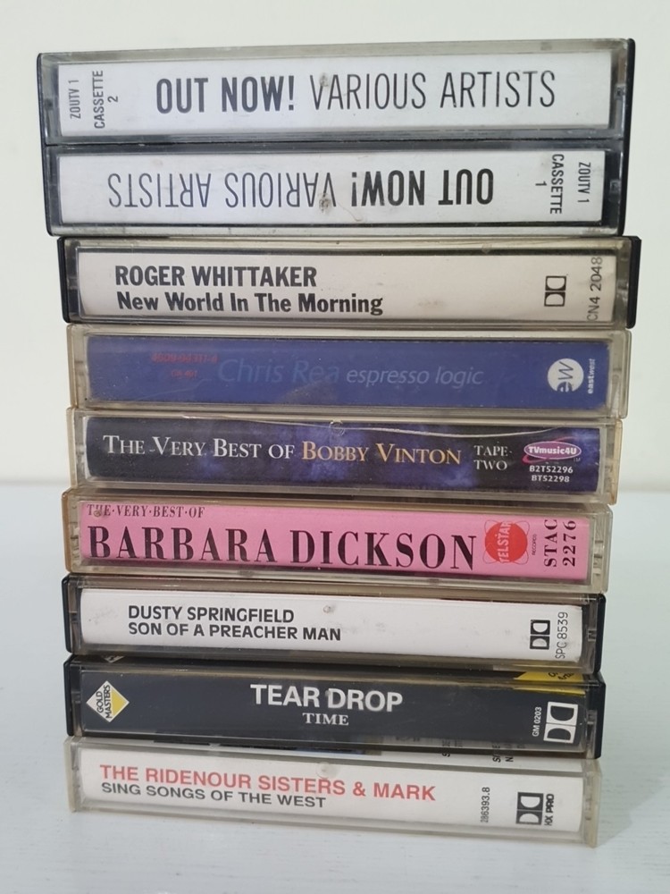 Original Cassette Tapes Mixed Joblot Bundle x 9