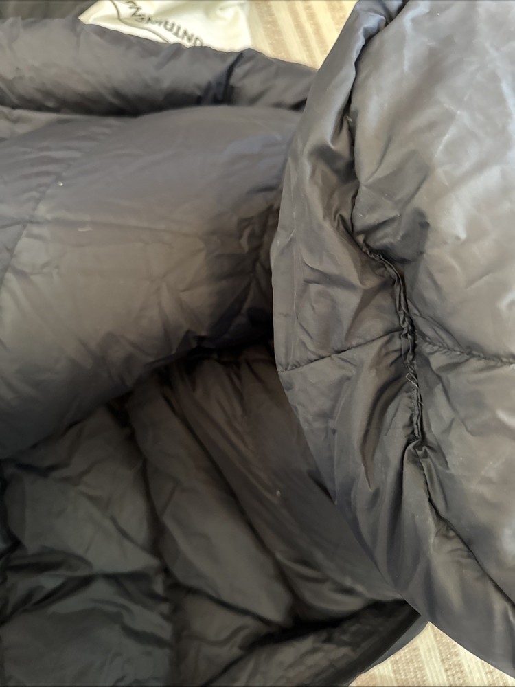 Midwest Mountaineering Down Filled Sleeping Bag. EUC
