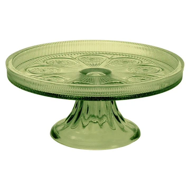 Olive Codi Glass Cake Stand 8.25"