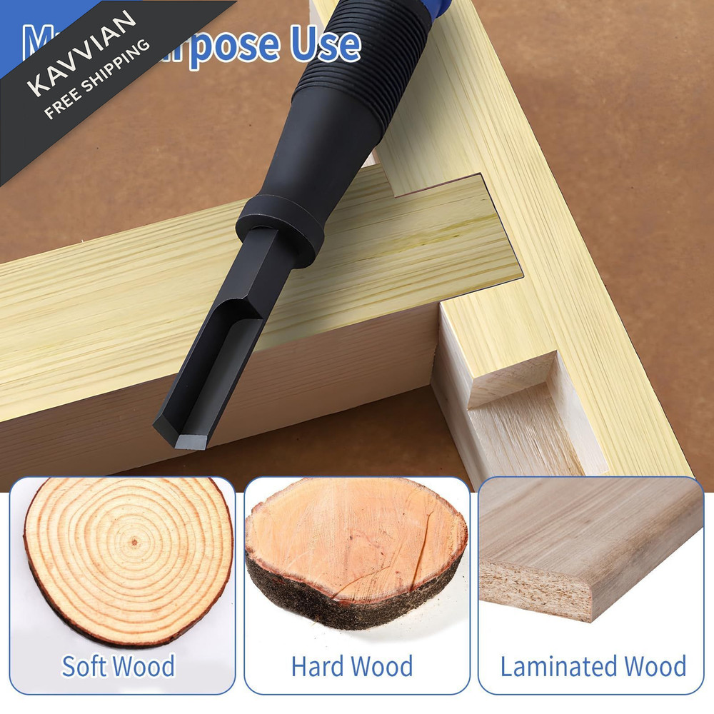 SYWAN Corner Chisel, 90° Square Mortise Chisel 8mm 12mm Hinge 8mm,