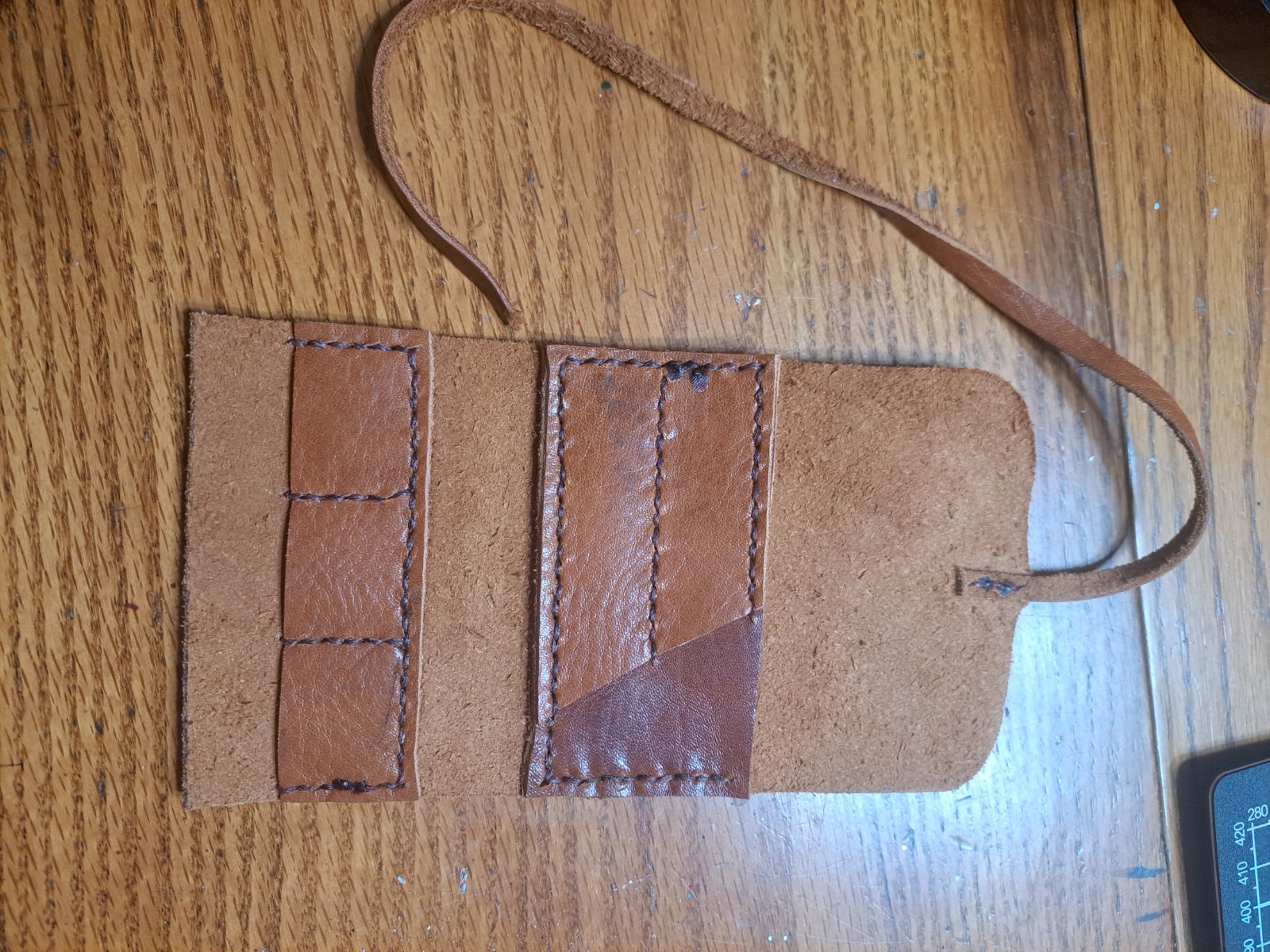 Colonial Style Flint Wallet For Blackpowder Rifles Revolutionary War Fur Trade