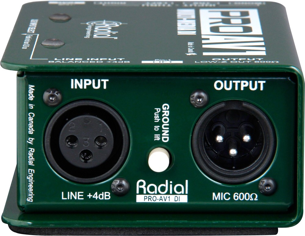 Radial Engineering PROAV1 Passive Multimedia Direct Box
