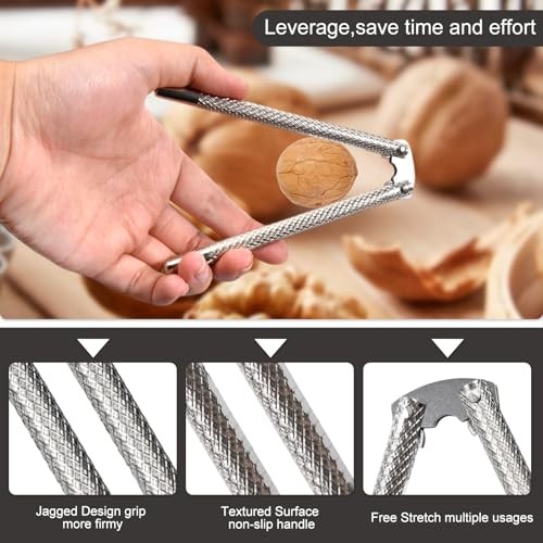 3 PCS Nut Cracker Set Stainless Steel Nuts Cracker Set Nut Cracker with Picks