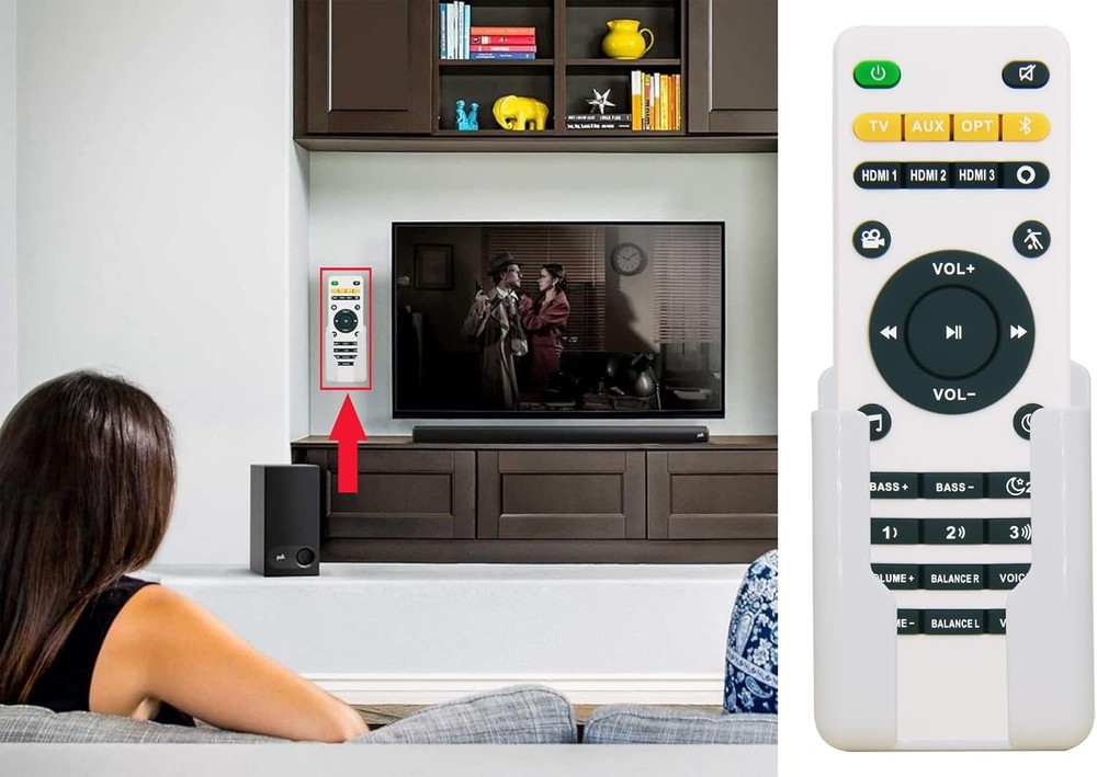 New Remote Control Fit for Polk React & Command Sound Bars