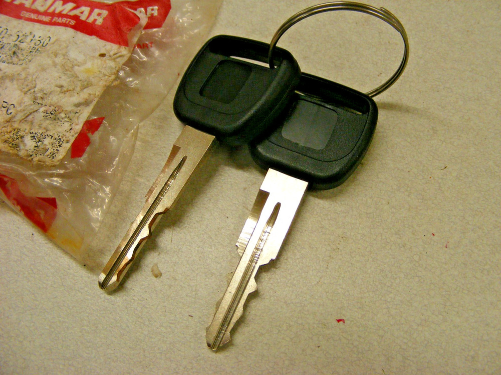 (2) Yanmar 1A7850-52130 Key (zz13) b