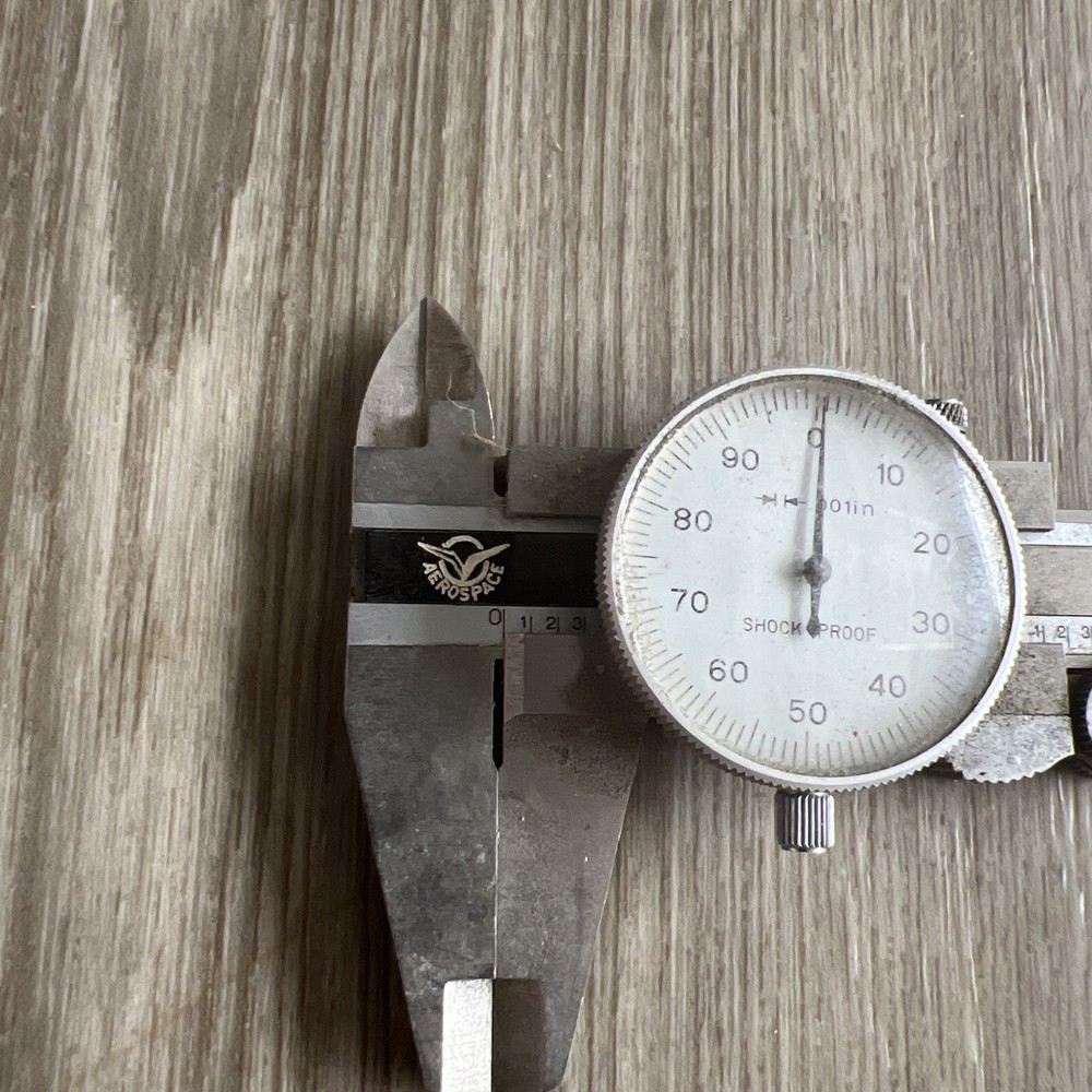 Aerospace Dial Caliper 6"/0.001" Premium Precision Shock Proof