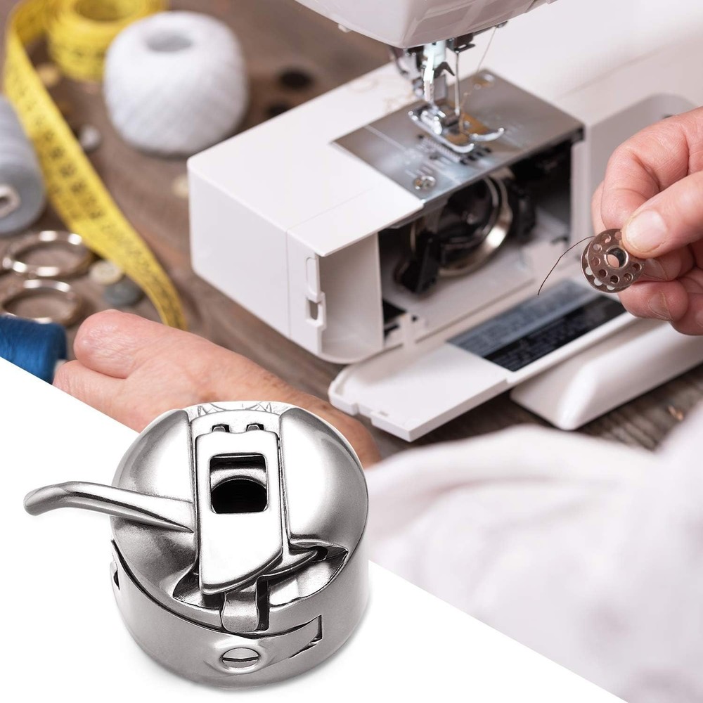 18-Piece Sewing Bobbin Case & Metal Bobbin Set for Front-Loading Machines