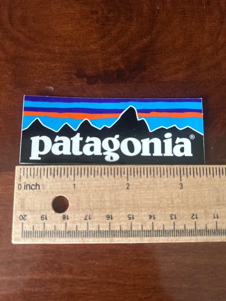 New Patagonia Rectangle Logo Sticker