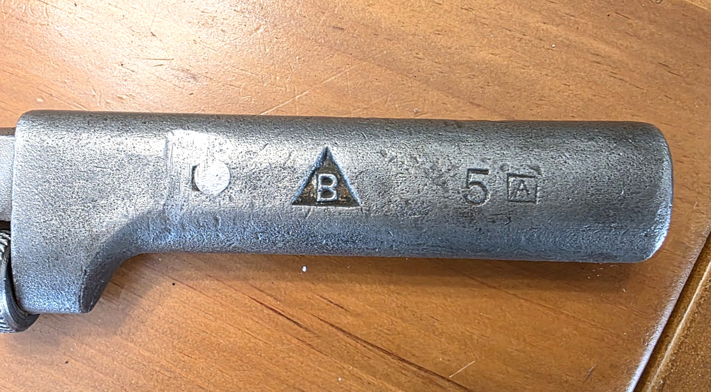 Vintage 10” BILLINGS COES Adjustable Pipe Monkey Wrench USA All Metal