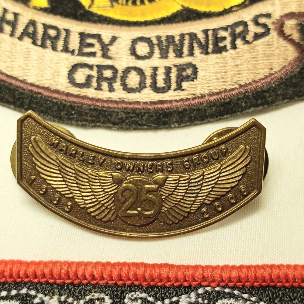 Harley Owners Group HOG Eagle Patch And Pin And Laughlin River Run Patch